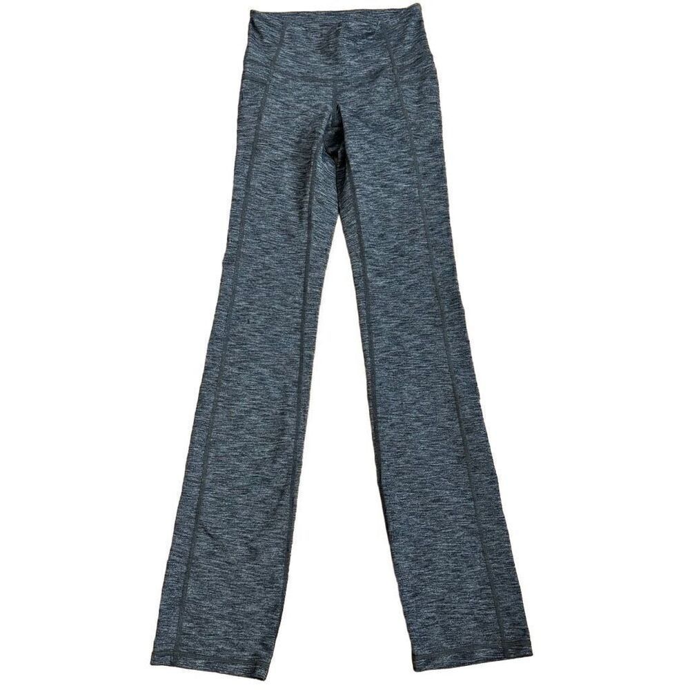 Athleta Straight Up Yoga Pants Flare Leggings Heather Gray XXS
